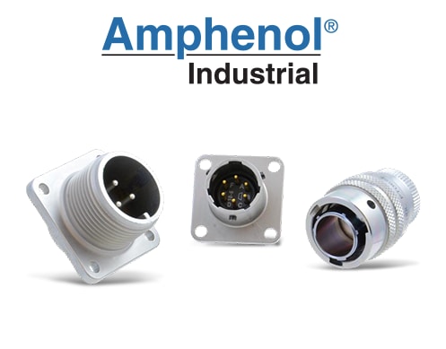 Amphenol Industrial Gray ZnNi Circular Connectors