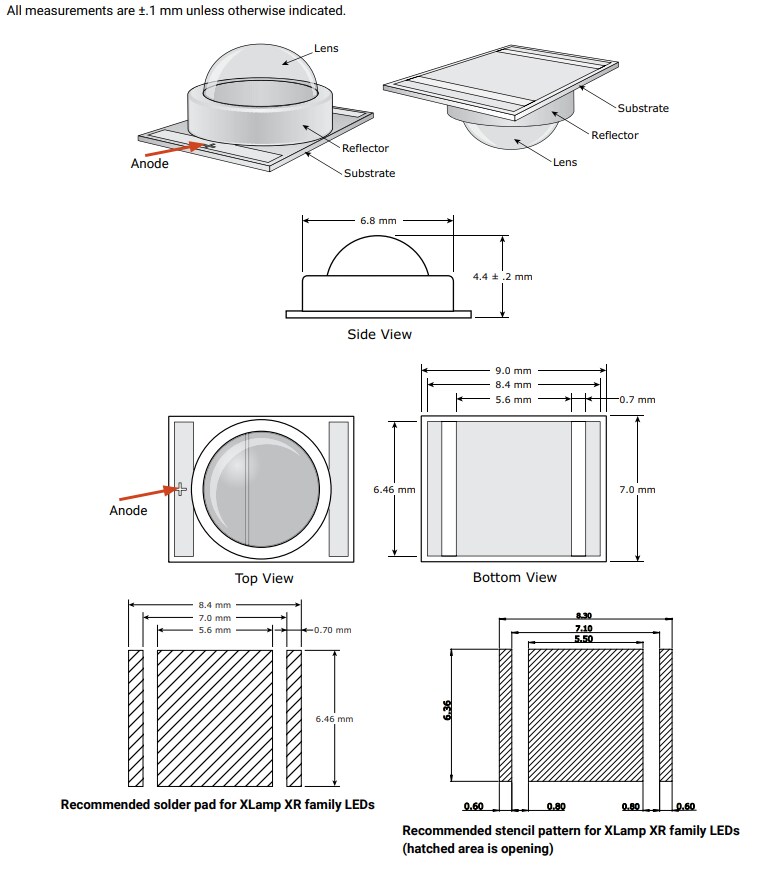 Cree LED XLamp® XR-E LEDs