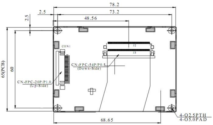 Newhaven Display NHD-3.5-320240MF & NHD-4.3-480272MF Boards
