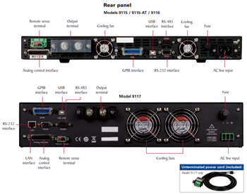 B&K Precision 9115 Series DC Power Supplies