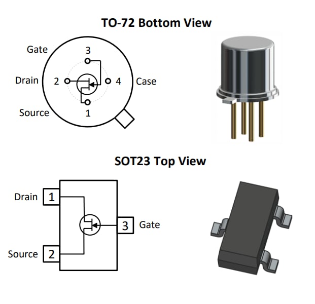 InterFET IF4500 N-Channel JFETs