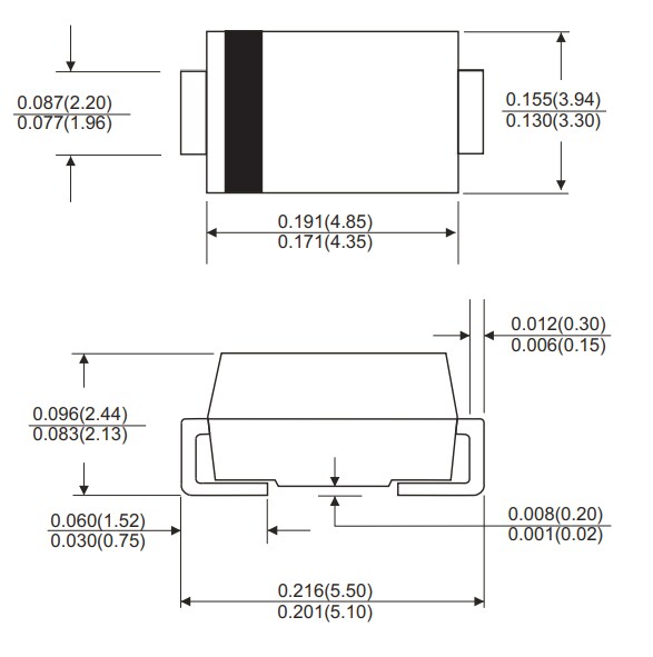 Comchip Technology CZR53 5.0W Surface Mount Zener Diodes
