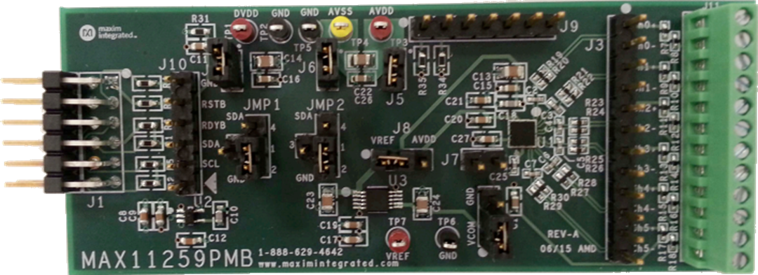 Analog Devices / Maxim Integrated MAX11259SYS1 ADC Evaluation Module System