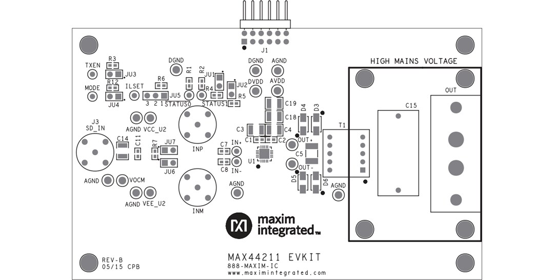 Analog Devices / Maxim Integrated MAX44211EVKIT Evaluation Kit