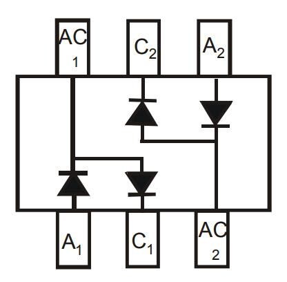 Schematic - Diodes Incorporated DMTH4004 N-Channel Enhancement Mode MOSFET