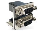 NorComp Dual-Port Stacked D-Sub Connectors