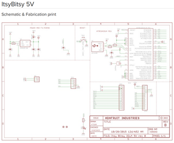 Schematic - Adafruit Itsy Bitsy 32u4