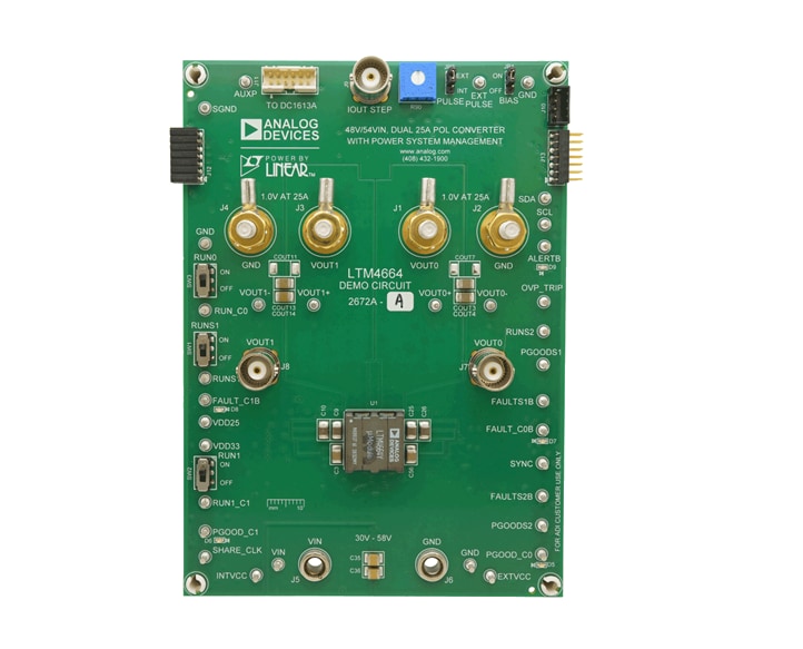 Location Circuit - Analog Devices Inc. DC2672A-A Demo Board for LTM4664