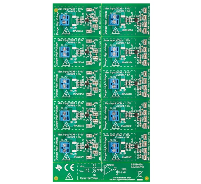 Location Circuit - Texas Instruments INA293EVM Evaluation Module