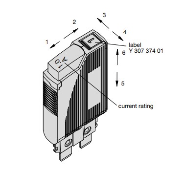 Chart - E-T-A Circuit Breakers 1180 Thermal Overcurrent Circuit Breakers