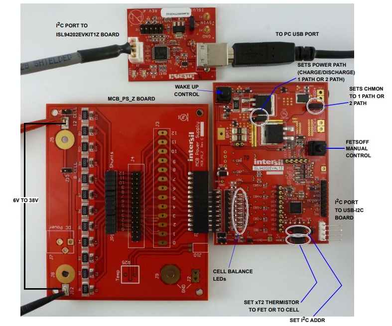 Application Circuit Diagram - Renesas Electronics ISL94202EVKIT1Z Evaluation Kit