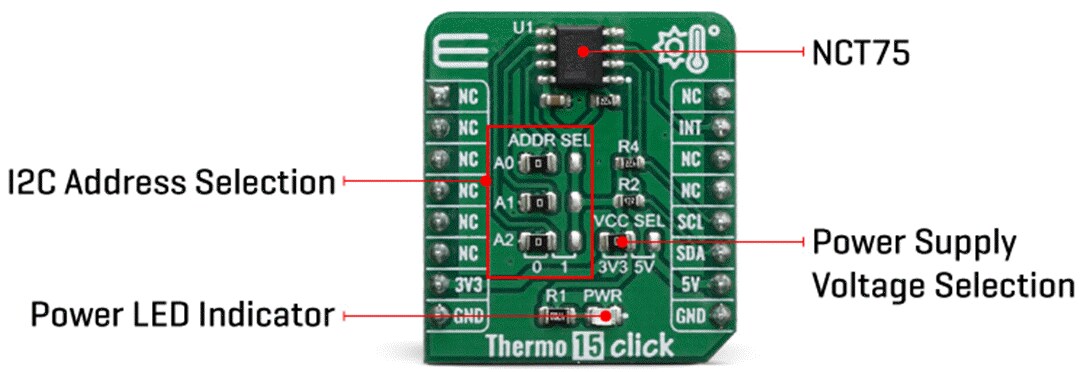 Mikroe MIKROE-3658 Thermo 15 Click