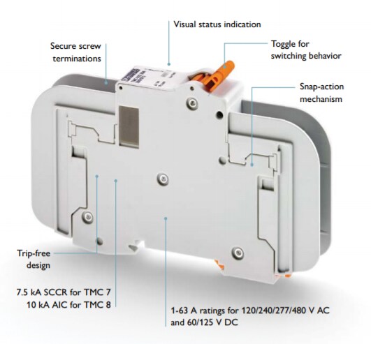 Chart - Phoenix Contact TMC 7 Supplementary Protectors