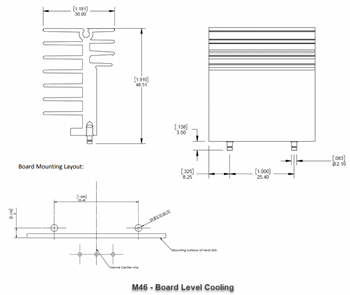 Mechanical Drawing - Aavid, Thermal Division of Boyd Corporation Max Clip™ Heat Sinks