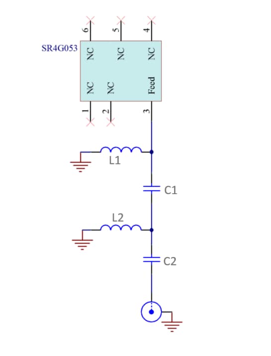 Schematic - Antenova SR4G053 Evaluation Board