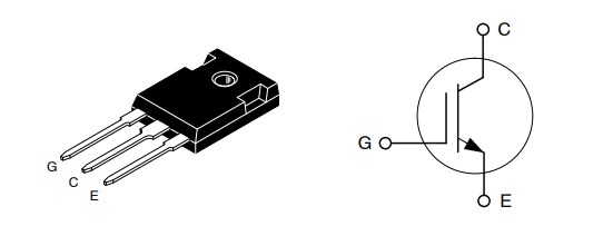 Application Circuit Diagram - onsemi AFGHL75T65SQ Field Stop Trench IGBT