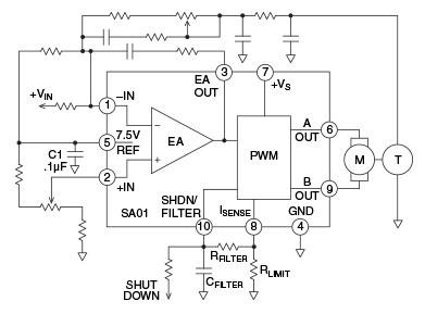 Apex Microtechnology SA01 PWM Amplifier with Programmable Current Limit