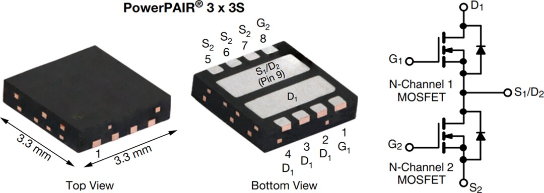Vishay SiZ240DT Dual N-Channel 40V (D-S) MOSFET