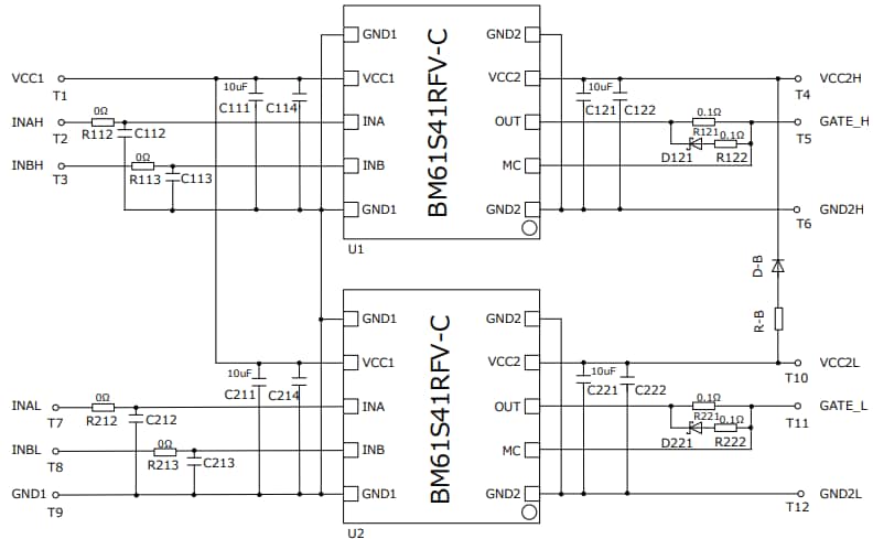 Schematic - ROHM Semiconductor BM61S41RFV-EVK002 Evaluation Board