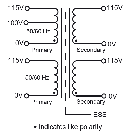 Schematic - Signal Transformer / Bel HPI High-Power International Transformers