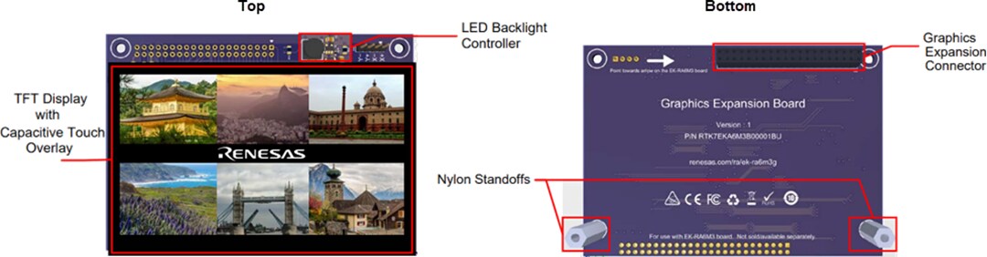 Renesas Electronics EK-RA6M3G Graphics Evaluation Kit for the RA6M3