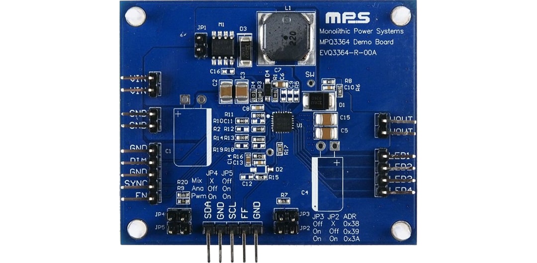 Monolithic Power Systems (MPS) EVQ3364-R-00A Evaluation Board