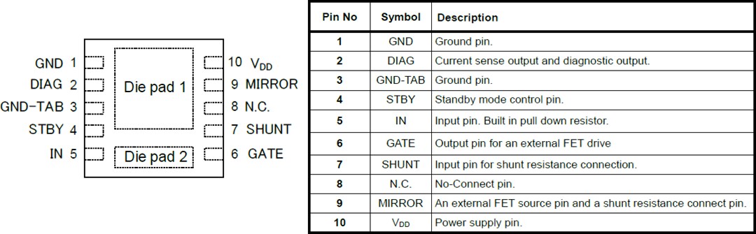 Toshiba TPD7107F Intelligent Power Device (IPD)