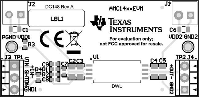 Texas Instruments AMC1411EVM Amplifier Evaluation Module (EVM)