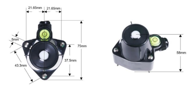Mechanical Drawing - Seeed Studio Industrial Light Intensity Sensor