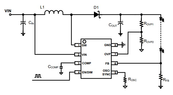 Monolithic Power Systems (MPS) MPQ3362 Boost LED Driver