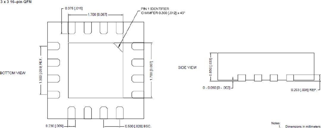 Mechanical Drawing - Qorvo QPL1818 75Ω CATV Amplifier