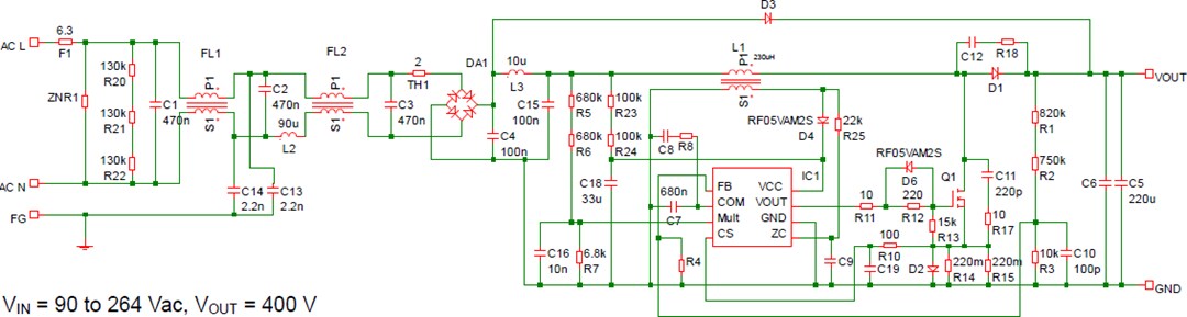 Application Circuit Diagram - ROHM Semiconductor BD7693FJ-EVK-001 Evaluation Board