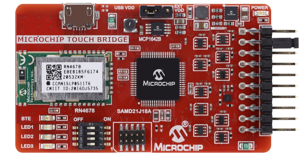 Microchip Technology EV96R35A Touch Bridge Kit