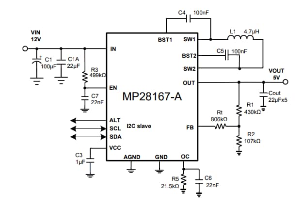 Monolithic Power Systems (MPS) MP28167-A Integrated Buck-Boost Converters