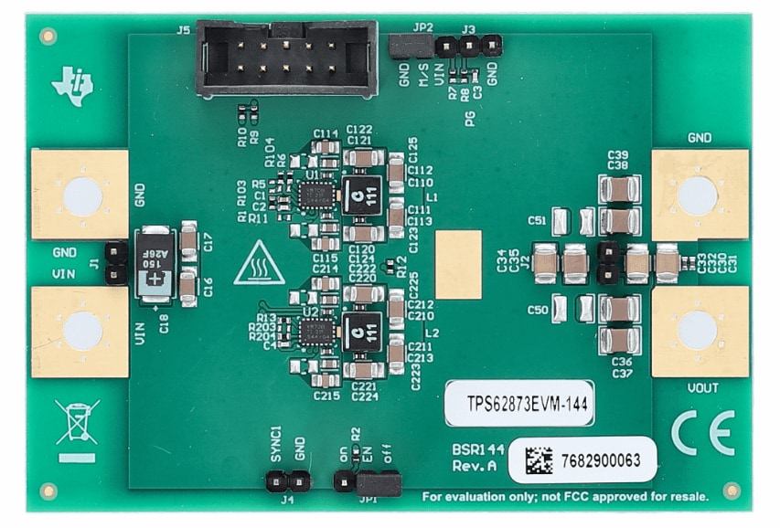Texas Instruments TPS62873EVM-144 Evaluation Module