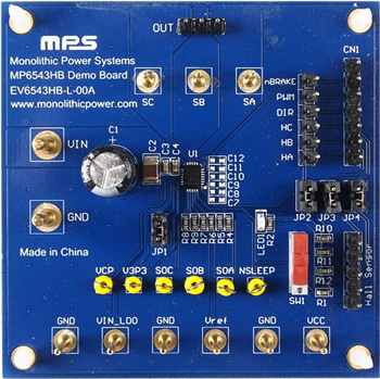 Monolithic Power Systems (MPS) EV6543H Motor Driver Evaluation Boards
