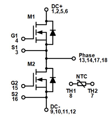onsemi NXH020P120MNF1 SiC Module