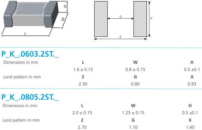 Innovative Sensor Technology Board Mount Platinum Temperature Sensors SMD