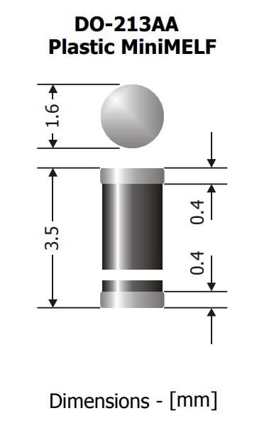 Mechanical Drawing - Diotec Semiconductor Ex Superfast Recovery Rectifiers