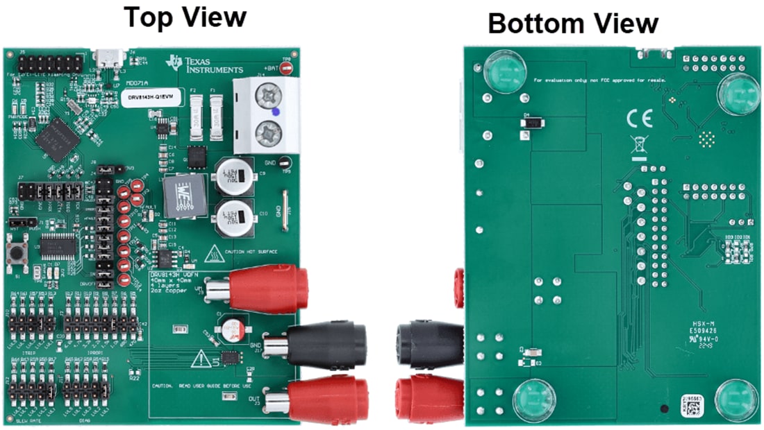 Mechanical Drawing - Texas Instruments DRV8143H-Q1EVM Driver Evaluation Module