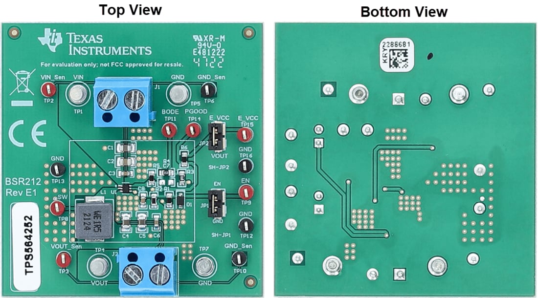Mechanical Drawing - Texas Instruments TPS56425xEVM Converter Evaluation Module (EVM)