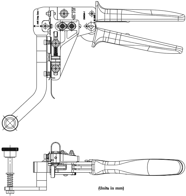 Mechanical Drawing - TE Connectivity SPE T1 Industrial Connectors IP20