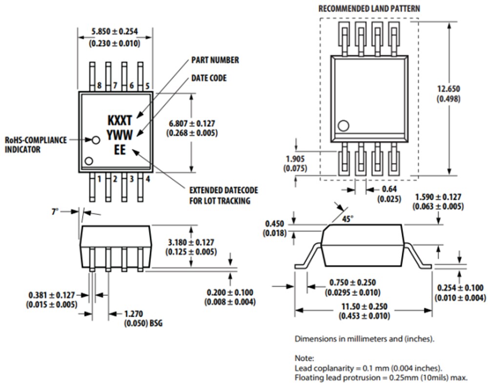 Broadcom ACPL-K71T & ACPL-K72T Digital CMOS Optocouplers