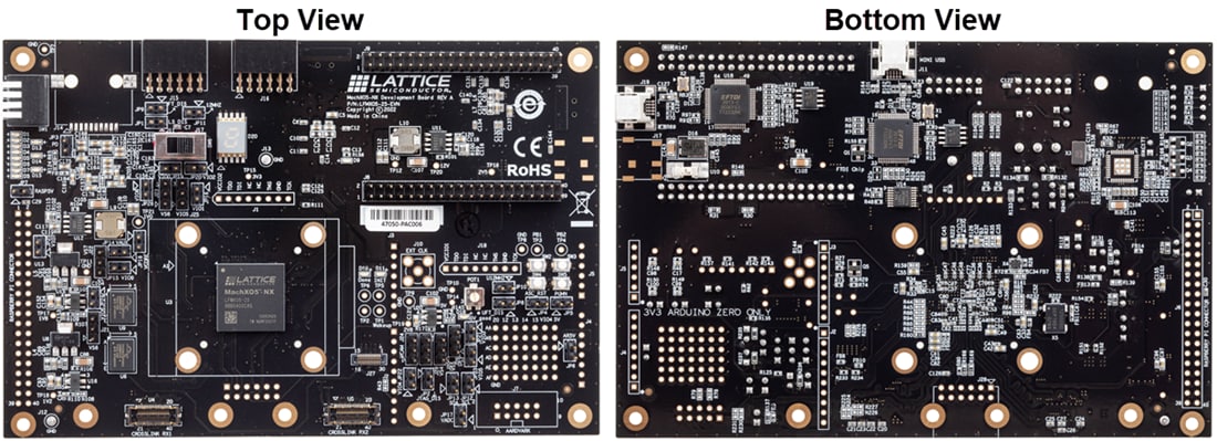 Mechanical Drawing - Lattice Semiconductor MachXO5-NX Development Board