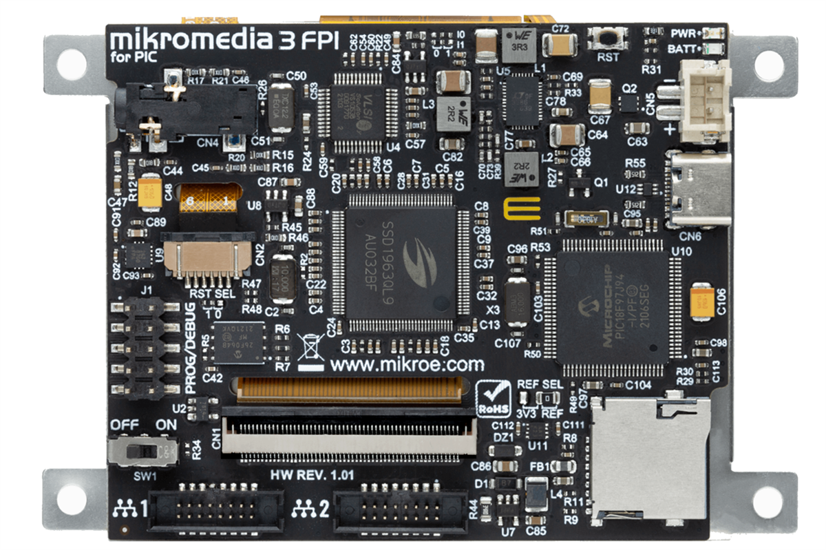 Mikroe Mikromedia 3 for PIC Resistive with Frame