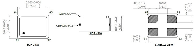 Chart - Abracon ATX-14 Continuous Voltage SMD TCXOs