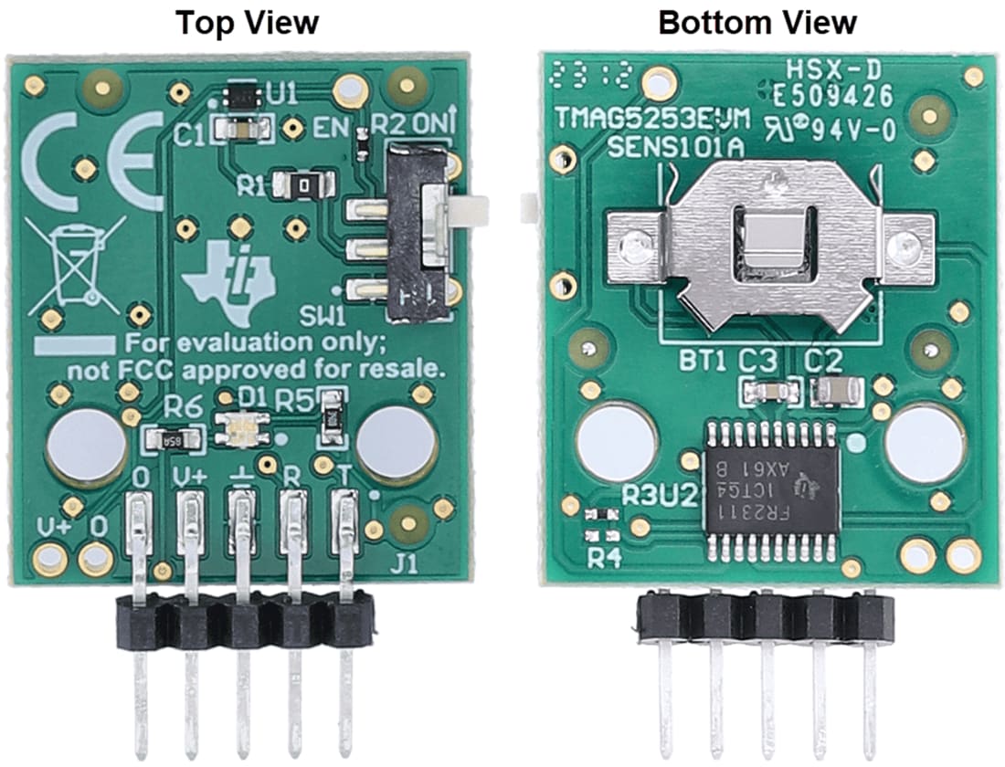 Location Circuit - Texas Instruments TMAG5253EVM Sensor Evaluation Module (EVM)