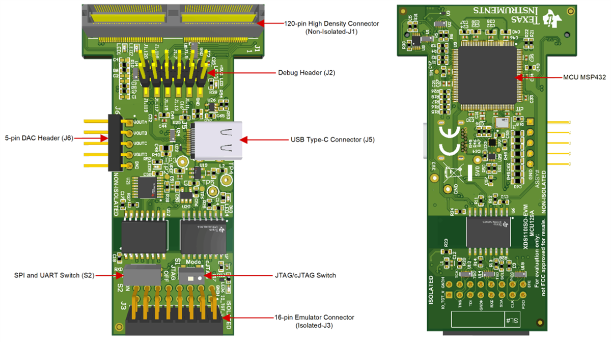 Texas Instruments XDS110ISO-EVM Isolated Plug-in Board