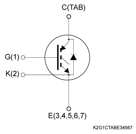 Application Circuit Diagram - STMicroelectronics STGHU30M65DF2AG Automotive-Grade IGBT