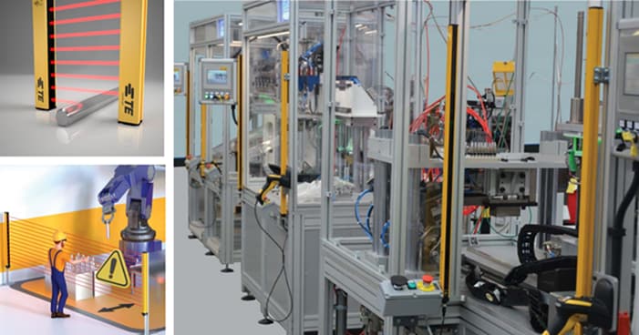 Infographic - TE Connectivity Safety Light Curtains